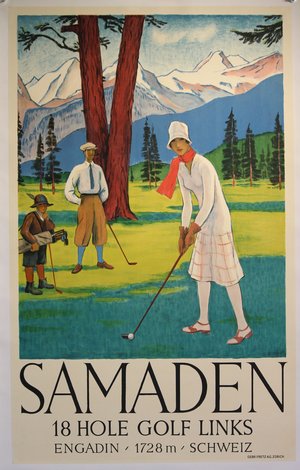 Samaden 18 Hole Golf Links, Engadin, Schweiz