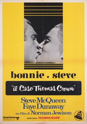 Thomas Crown Affair 1968 Italian 1 Sheet Film Poster