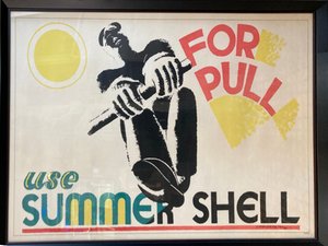 original 1930 Shell lorry bill by McKnight Kauffer