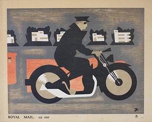 original 1930s poster for General Post Office by John Armstrong (large and framed)