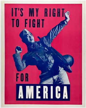 IT'S MY RIGHT TO FIGHT FOR AMERICA
