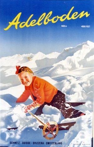 Vintage Skiing Poster - Le Chasse Neige - VintageWinter