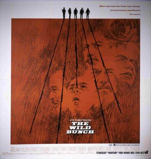 THE WILD BUNCH (1969) U.S. Six-Sheet Poster (81 inches by 81 inches)
