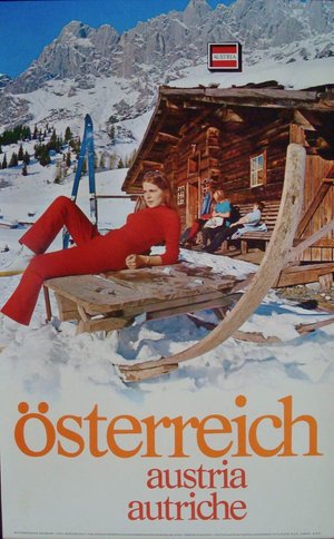 Austria: Osterreich Woman In Red (1972)