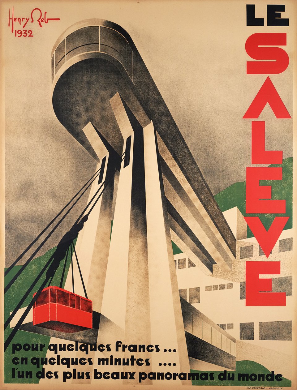 1932 Paris France Eiffel Tower Girl Car Retro Travel Art Deco Poster Print 