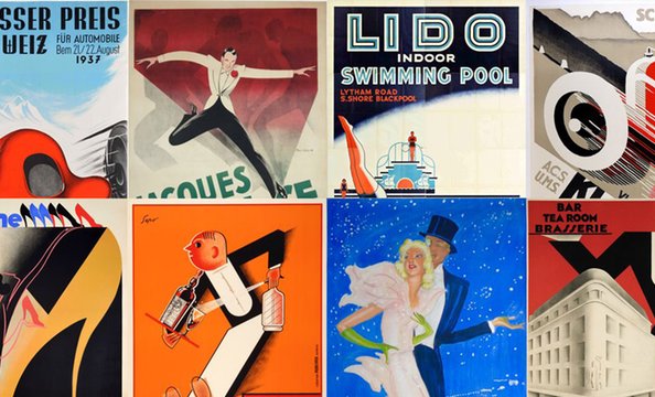 Original Art Deco Posters