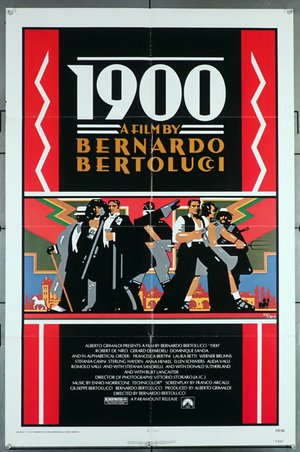 1900 (NOVECENTO) Paramount Pictures Original One-Sheet Poster (27x41)  Folded