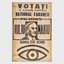 1946 - THE EYE IS THE SIGN - Farmers Party Poster